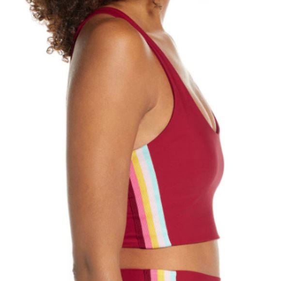 Spiritual Gangster Red Striped Shakti Brami Bra - Picture 2 of 4